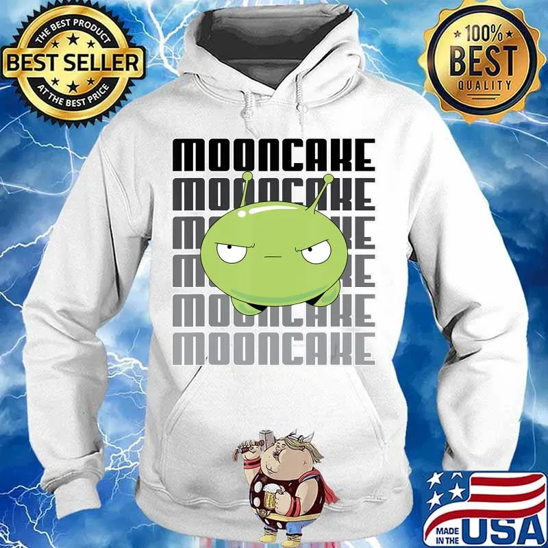 Green cartoon alien for kids tee gift T-Shirt Hoodie