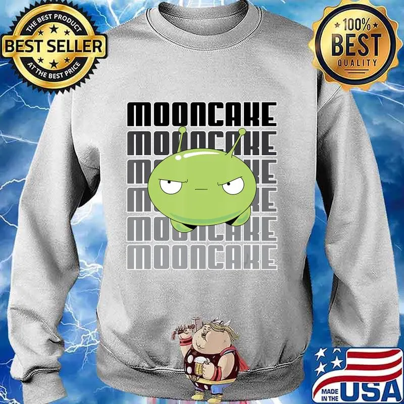 Green cartoon alien for kids tee gift T-Shirt Sweater