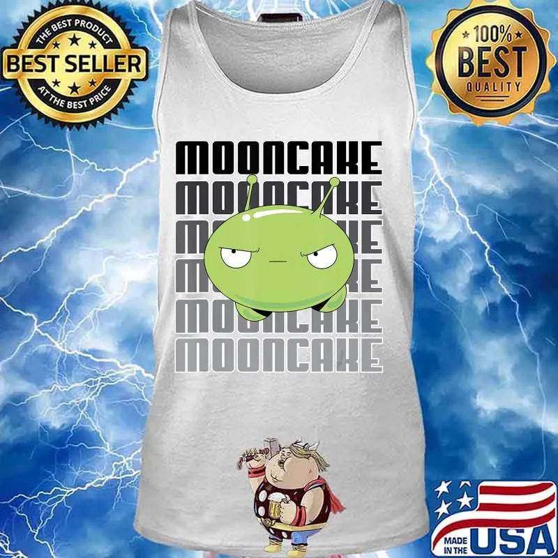 Green cartoon alien for kids tee gift T-Shirt Tank top
