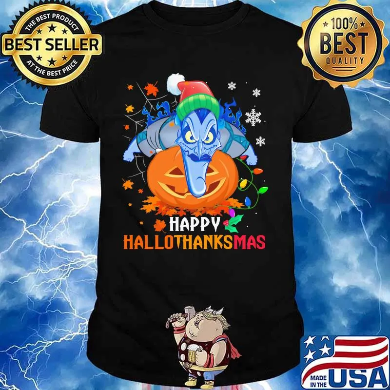 Hades happy hallothanksmas halloween thanksgiving christmas shirt