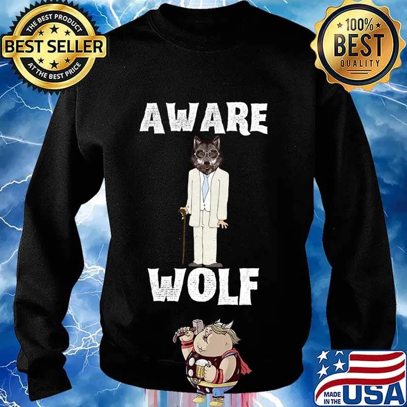 Halloween 2020 Shirts Aware Wolf - Werewolf Funny Halloween T-Shirt Sweater