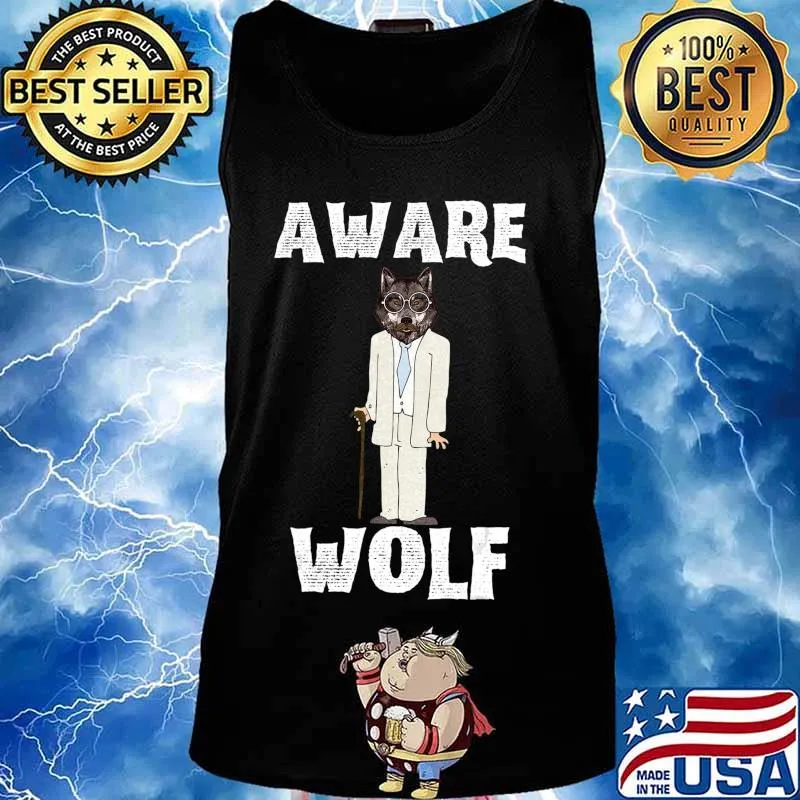Halloween 2020 Shirts Aware Wolf - Werewolf Funny Halloween T-Shirt Tank top