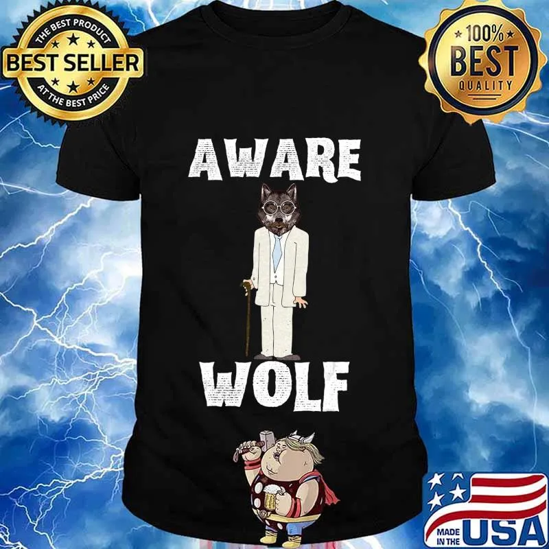 Halloween 2020 Shirts Aware Wolf - Werewolf Funny Halloween T-Shirt
