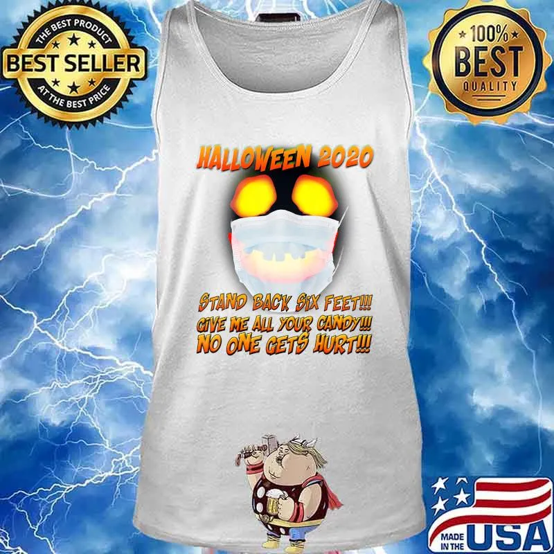 Halloween 2020 - Stand Back 6 feet - Simple Costume Unique T-Shirt Tank top