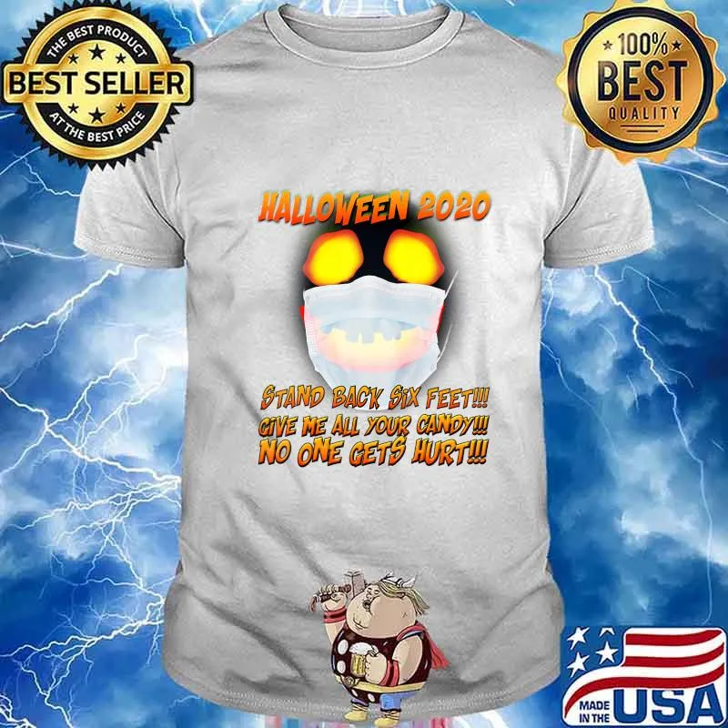 Halloween 2020 - Stand Back 6 feet - Simple Costume Unique T-Shirt