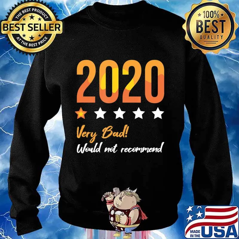 Halloween 2020 Very Bad Would Not Recommend 1 Star Rating T-Shirt Sweater