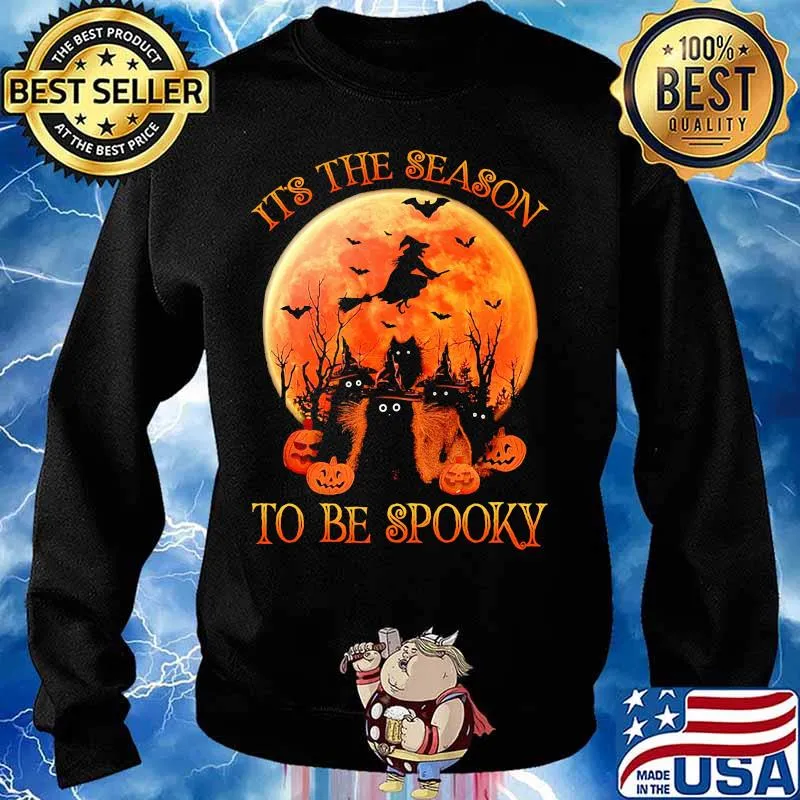 Halloween Cat It's the season to be spooky s Sweater