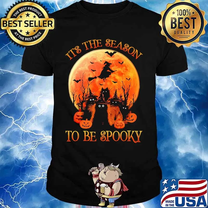 Halloween Cat It's the season to be spooky shirt