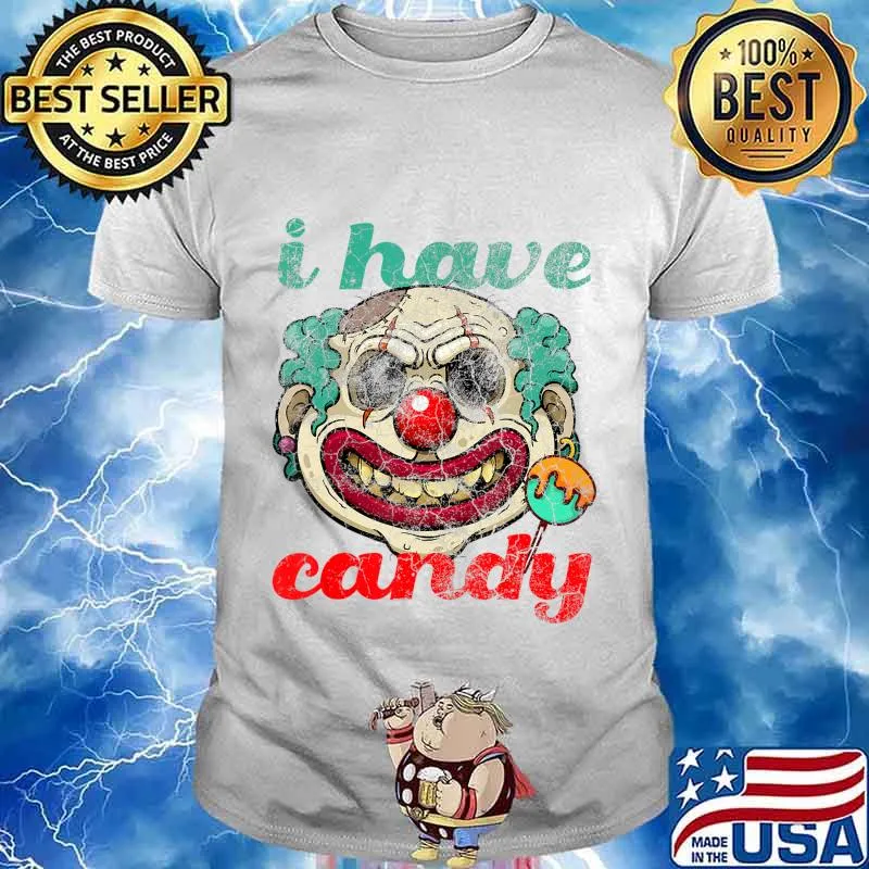 Halloween Clown Scary Creepy Perfect Funny Costume Simple T-Shirt