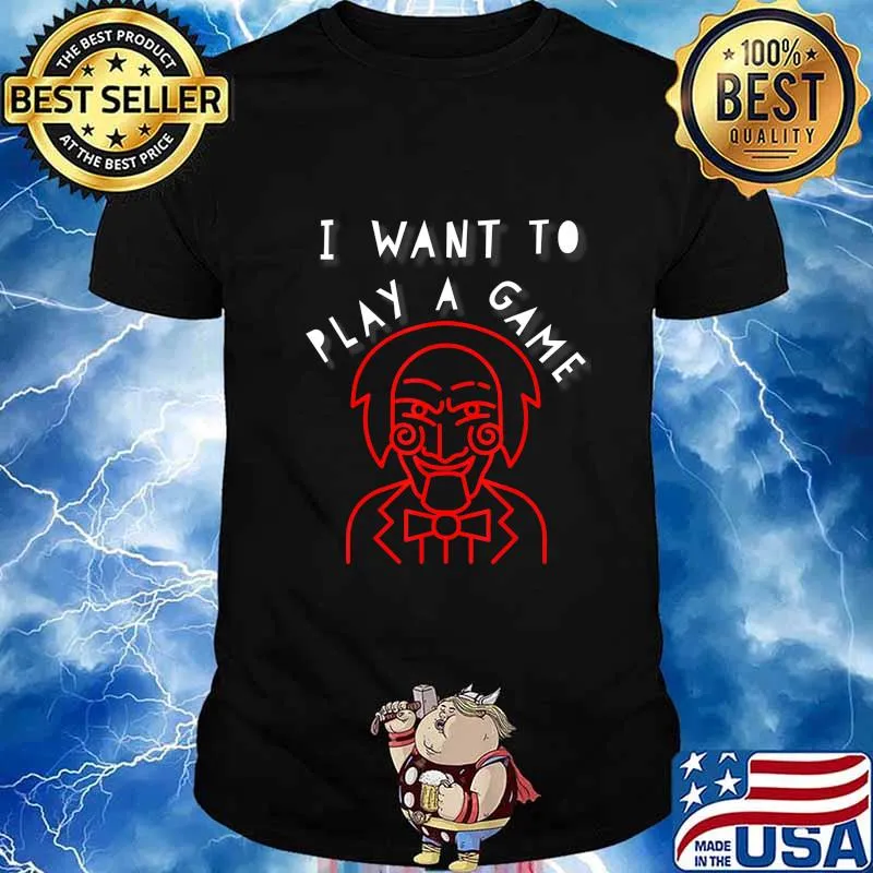 HALLOWEEN Fun Costume Retro Graphic Tee Horror Jigsaw Clown T-Shirt