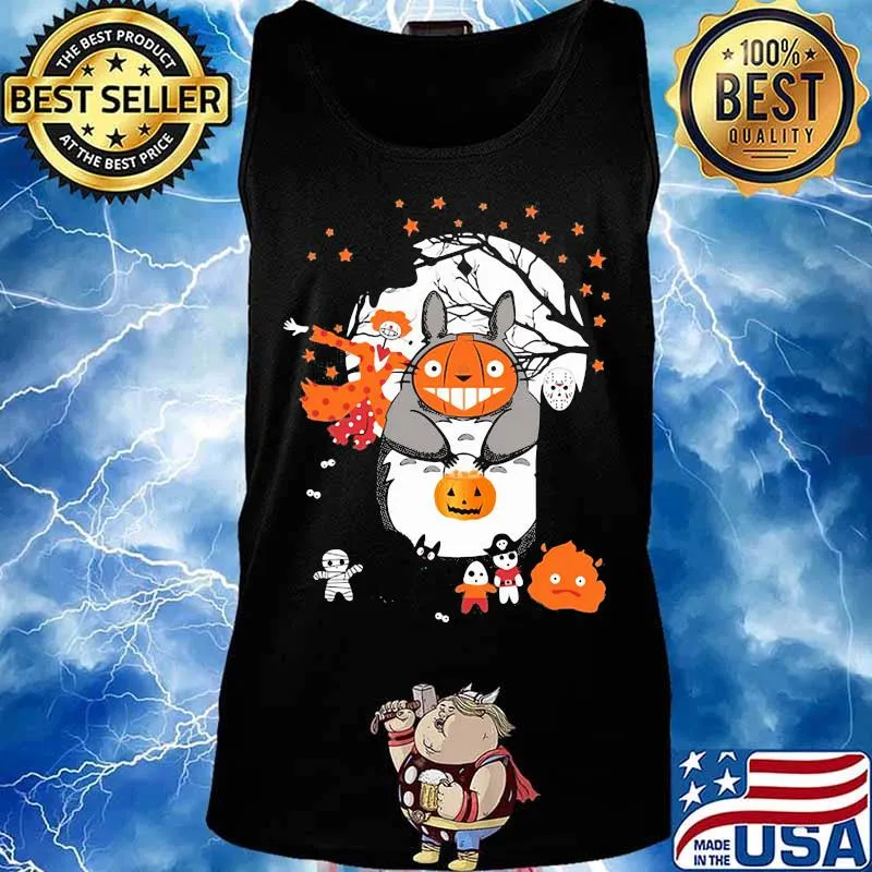 Halloween ghibli characters stars s Tank top