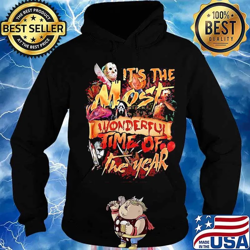 Halloween horror characters it's the most wonderful time of the year s Hoodie