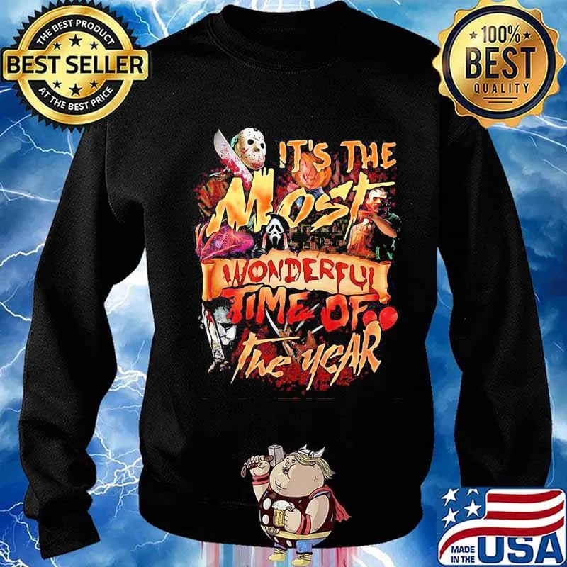 Halloween horror characters it's the most wonderful time of the year s Sweater