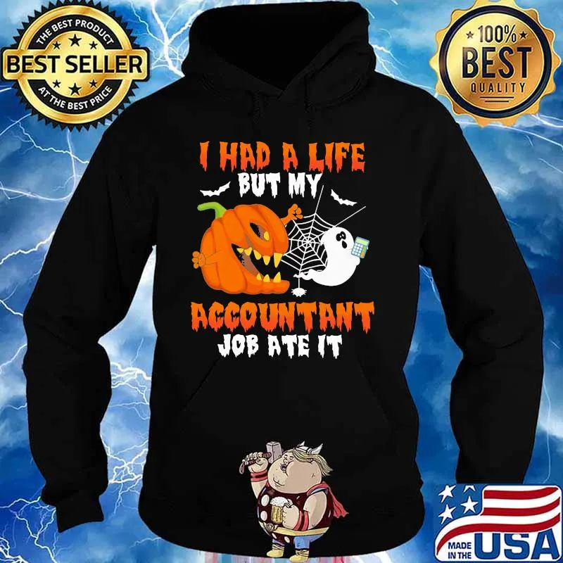 Halloween i had a life but my accountant job ate it s Hoodie