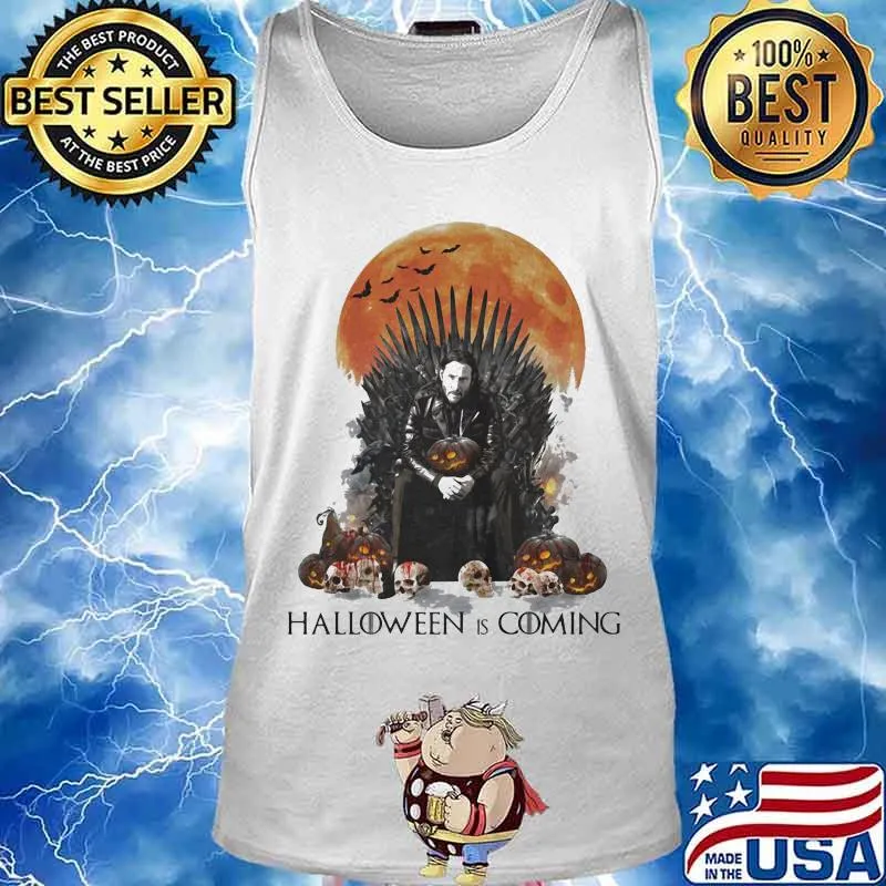 Halloween is coming jimi hendrix skull moon s Tank top