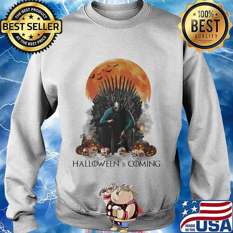 Halloween is coming michael myers skull moon s Sweater