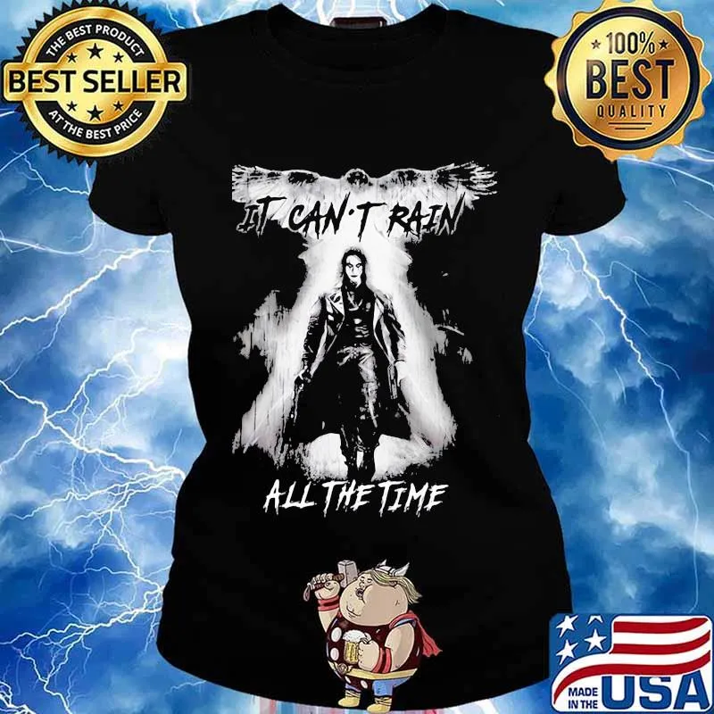 Halloween it can't rain all the time s Ladies tee