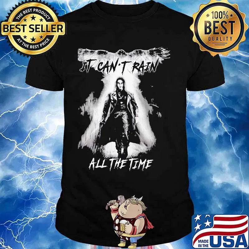 Halloween it can't rain all the time shirt