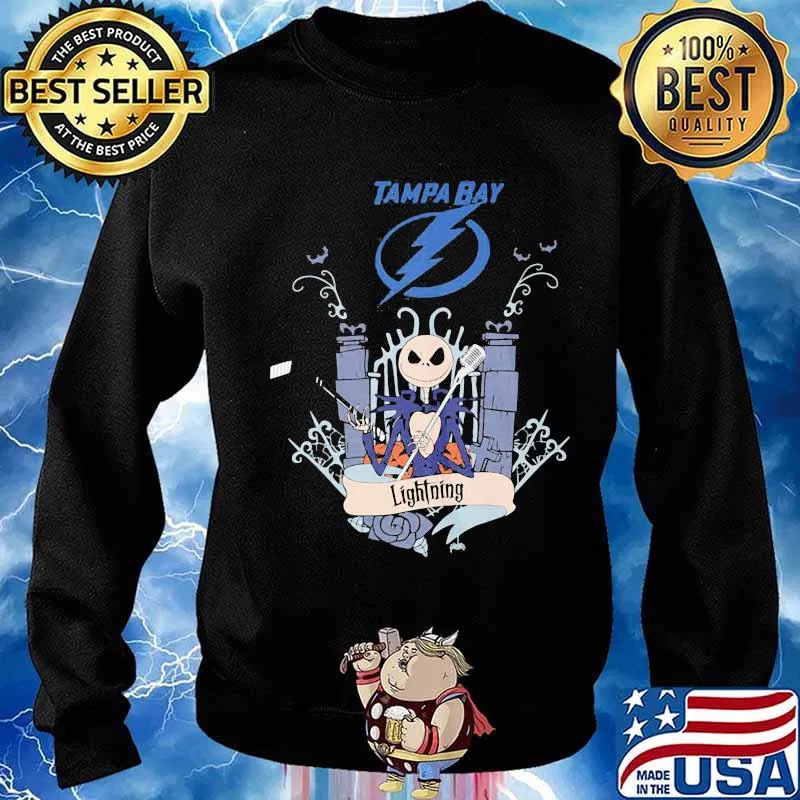 Halloween jack skellington tampa bay lightning s Sweater