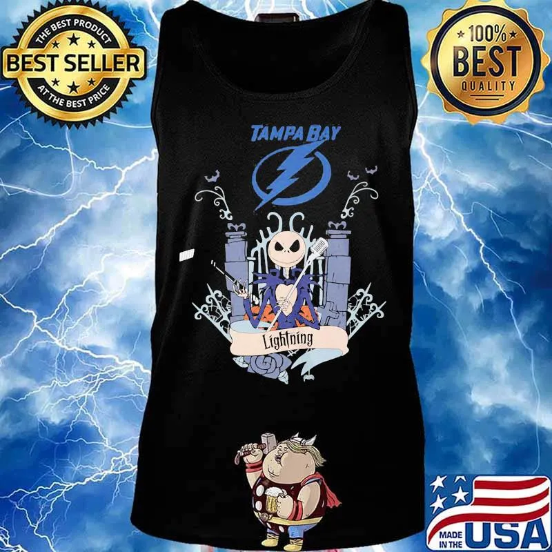 Halloween jack skellington tampa bay lightning s Tank top
