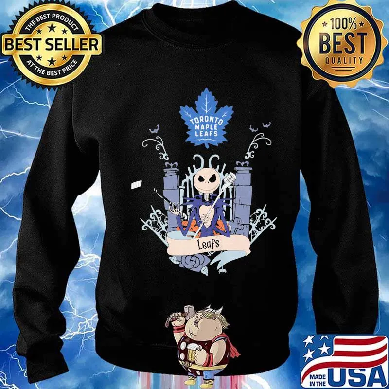 Halloween jack skellington toronto maple leafs s Sweater