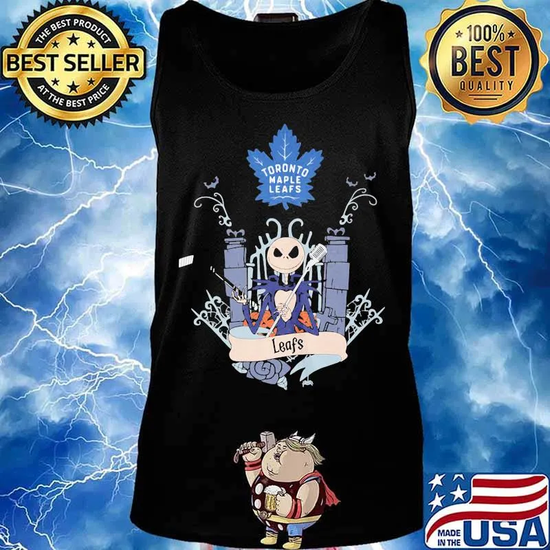 Halloween jack skellington toronto maple leafs s Tank top