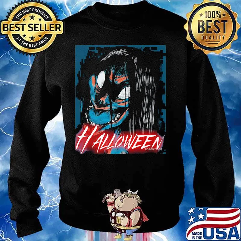 Halloween japan horror characters cartoon s Sweater
