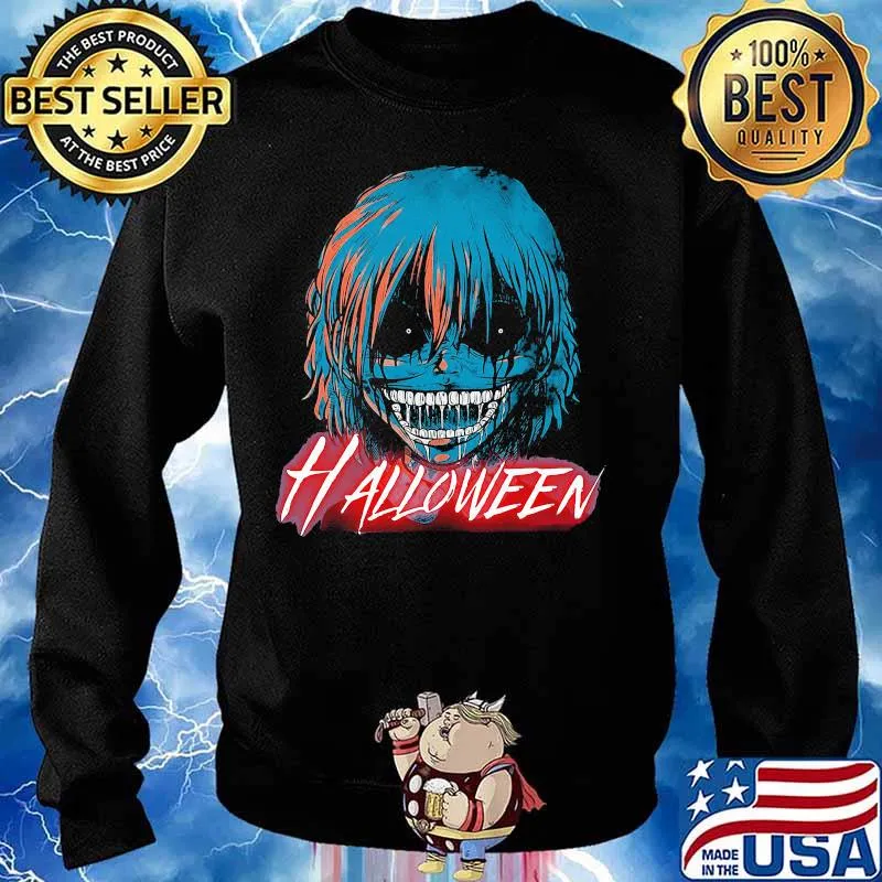 Halloween japanese characters cartoon s Sweater