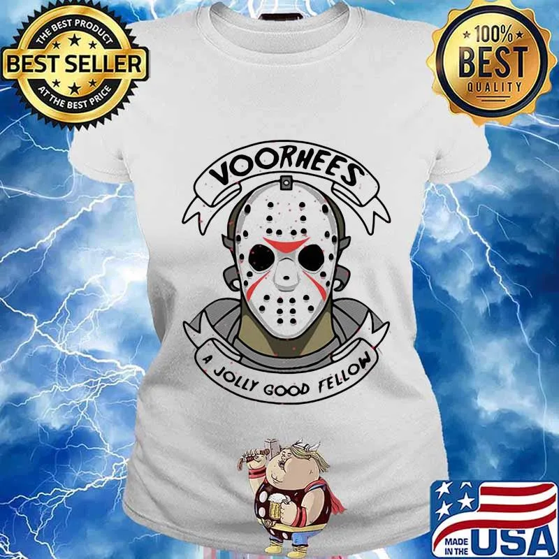 Halloween jason voorhees a jolly good fellow s Ladies tee