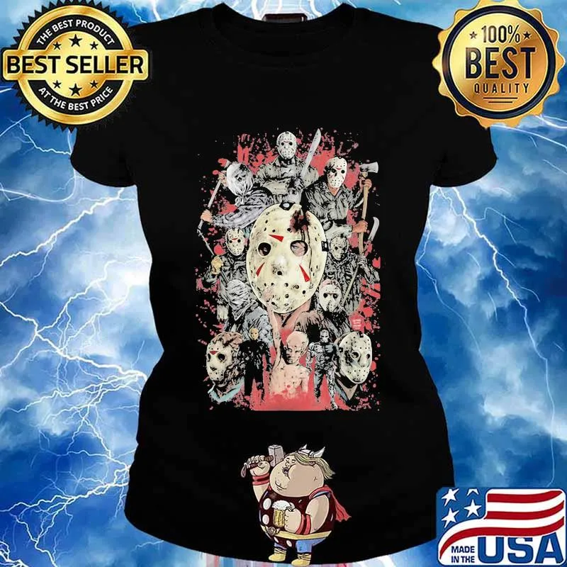 Halloween jason voorhees holds s Ladies tee