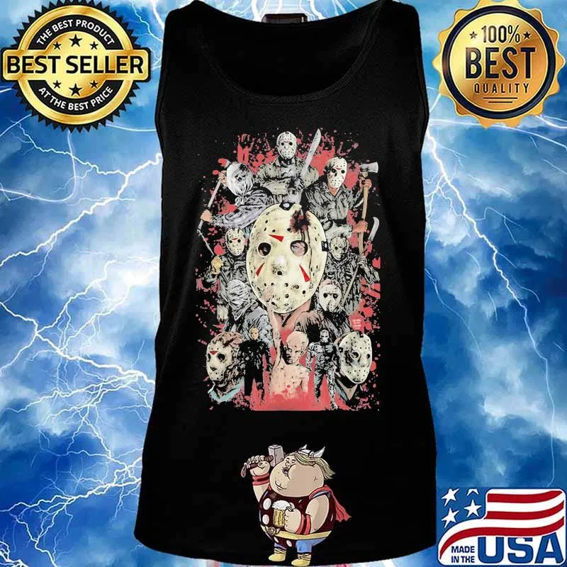 Halloween jason voorhees holds s Tank top