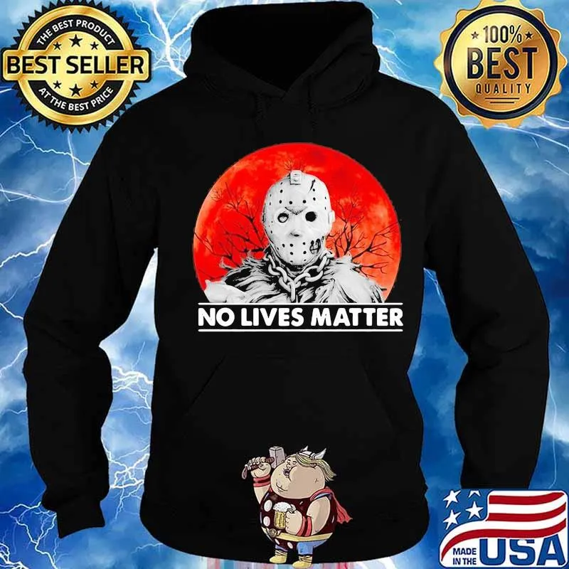 Halloween jason voorhees no lives matter sunset s Hoodie