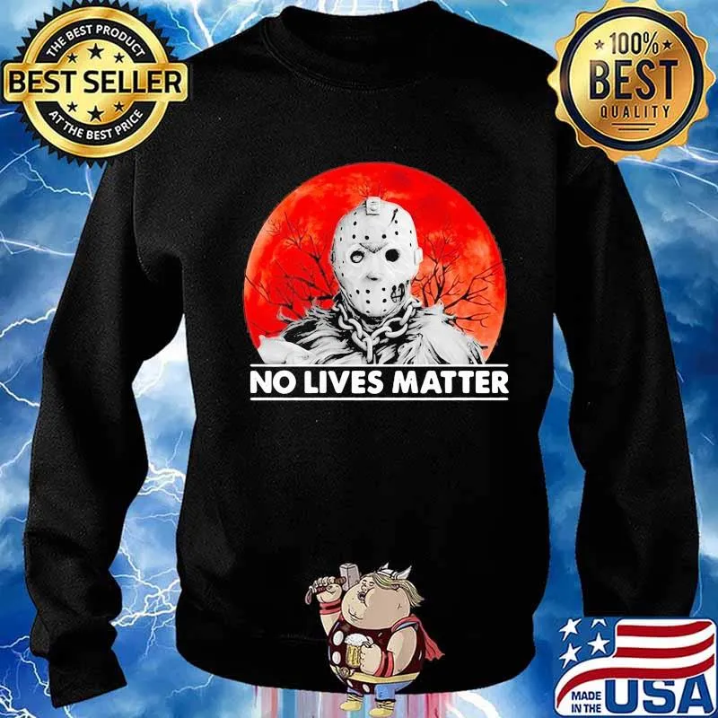 Halloween jason voorhees no lives matter sunset s Sweater