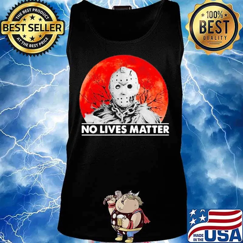 Halloween jason voorhees no lives matter sunset s Tank top