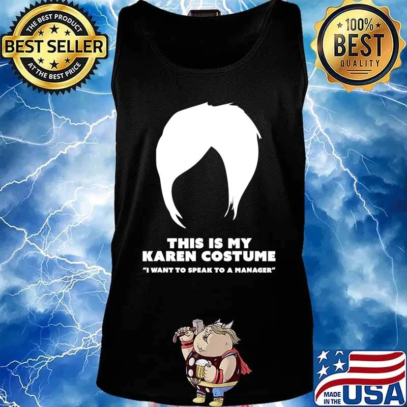 Halloween Karen Costume Funny Live Laugh Hair Cut Meme T-Shirt Tank top