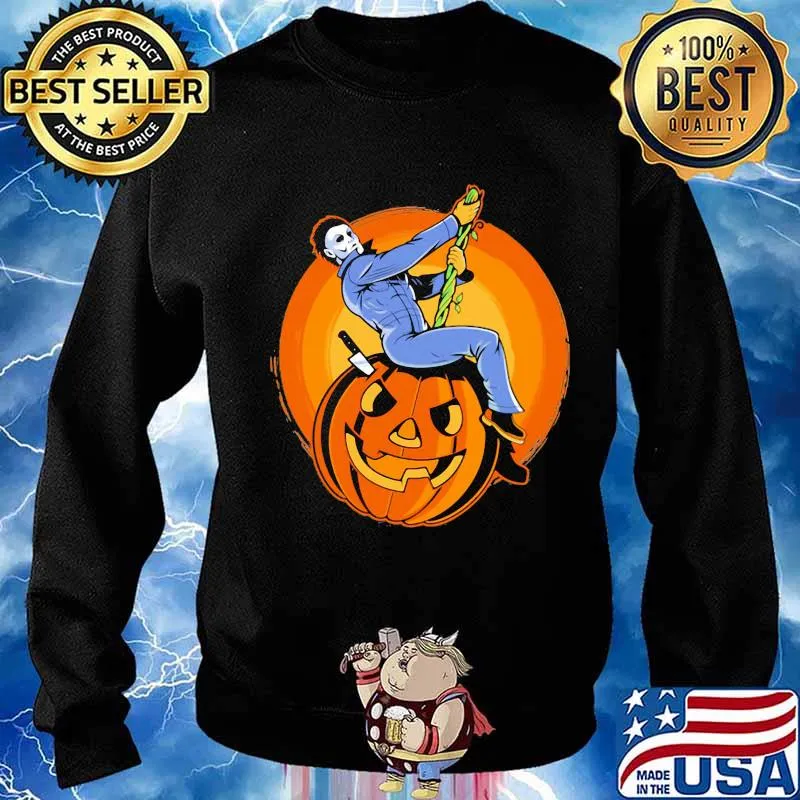 Halloween michael myers pumpkins s Sweater