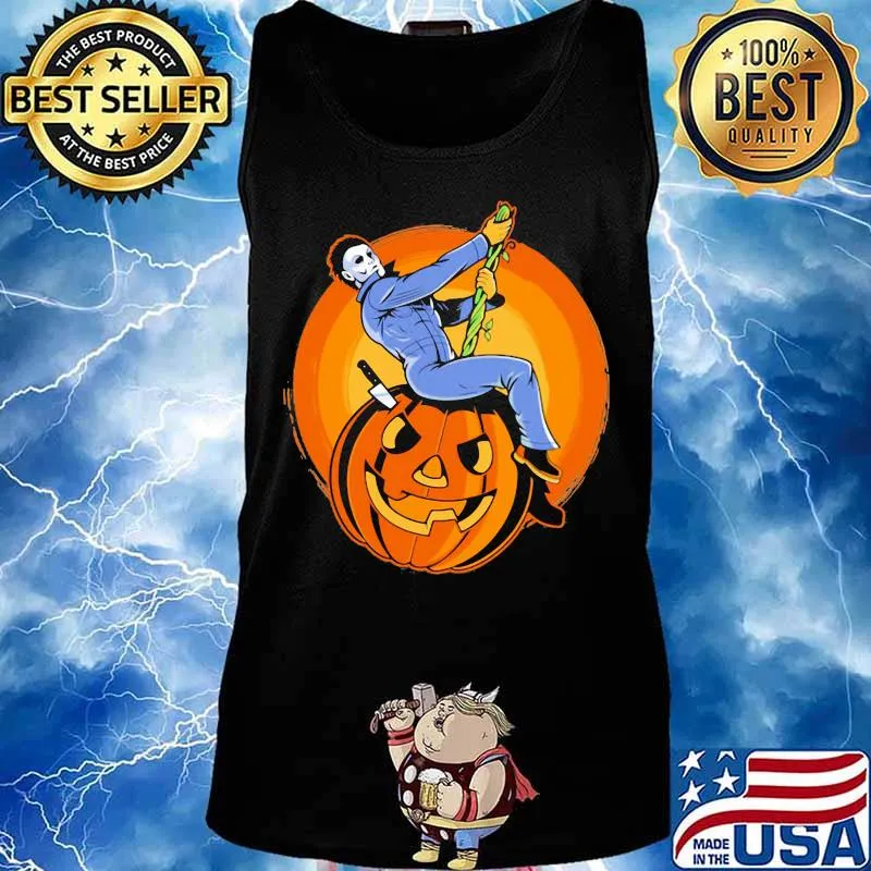 Halloween michael myers pumpkins s Tank top