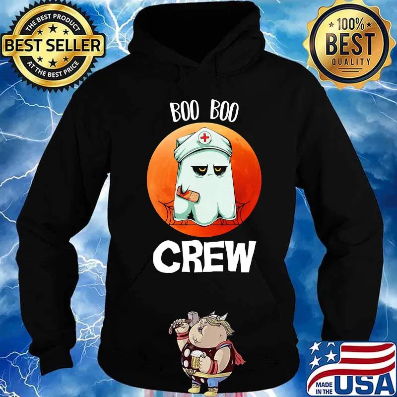 Halloween nurse boo boo crew sunset s Hoodie