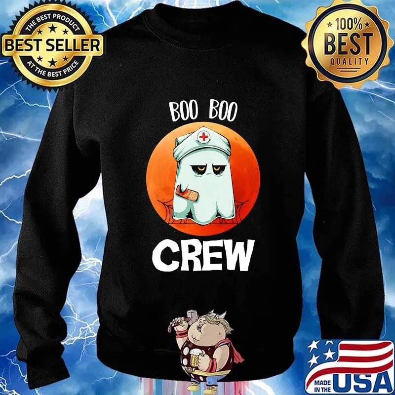 Halloween nurse boo boo crew sunset s Sweater