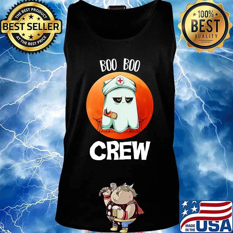 Halloween nurse boo boo crew sunset s Tank top