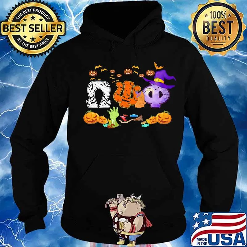 Halloween omega psi phi witch pumpkins s Hoodie