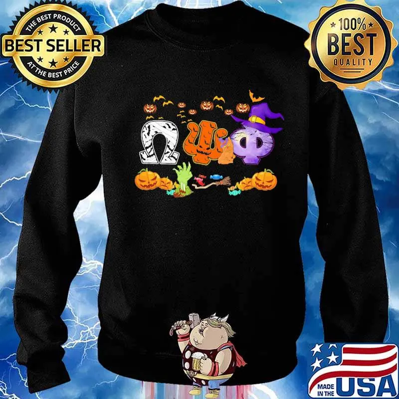 Halloween omega psi phi witch pumpkins s Sweater