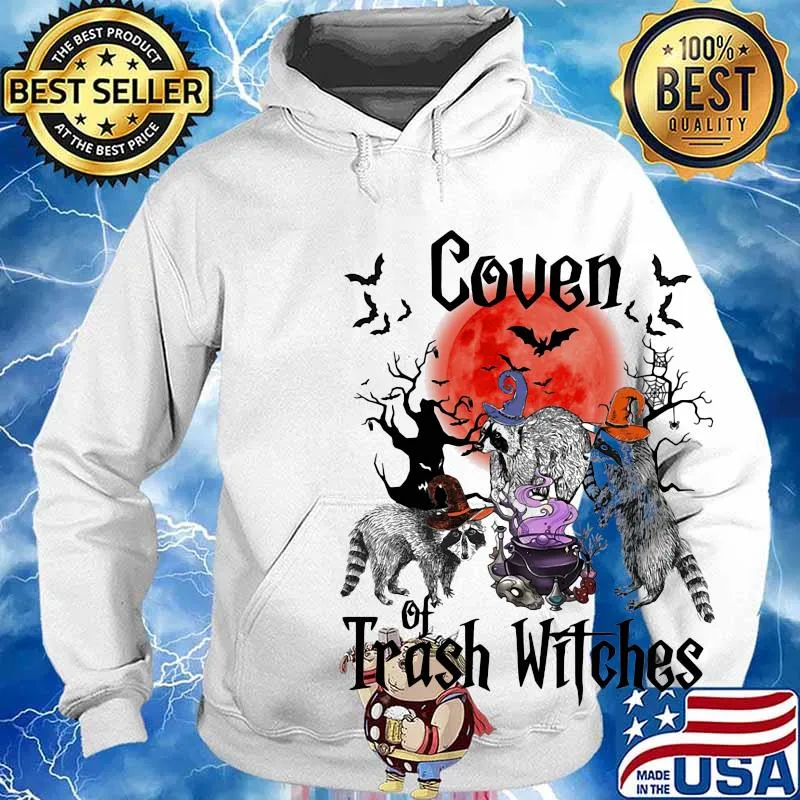 Halloween raccoon coven of trash witches s Hoodie
