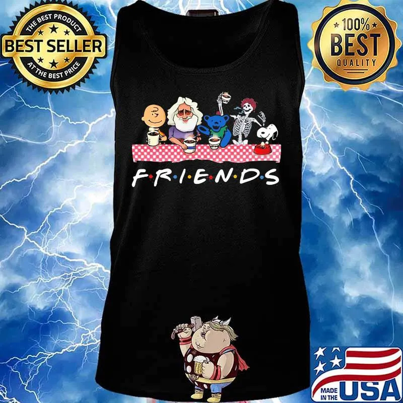 Halloween the peanuts skeleton bear friends s Tank top