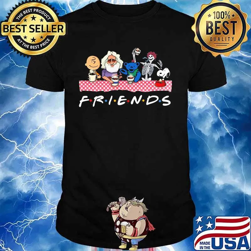 Halloween the peanuts skeleton bear friends shirt