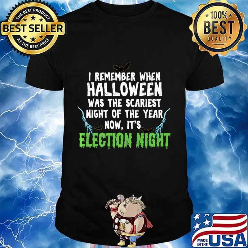 Halloween was scariest night of the year now, Election night Premium T-Shirt