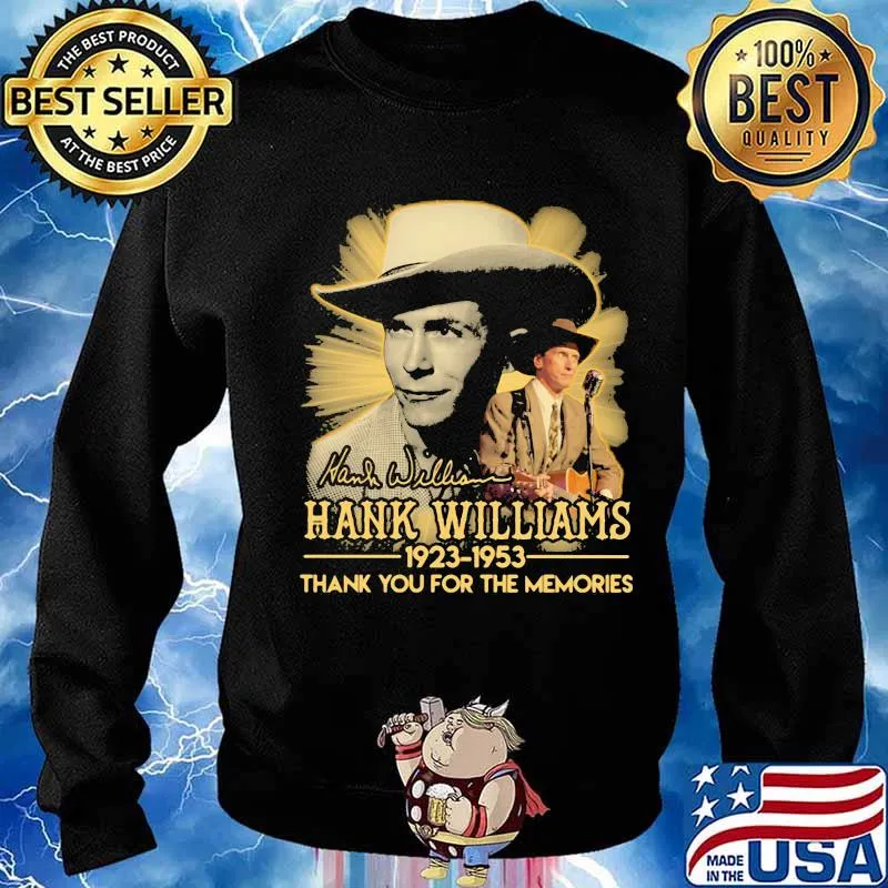 Hank williams 1923 1953 thank for the memories signature s Sweater