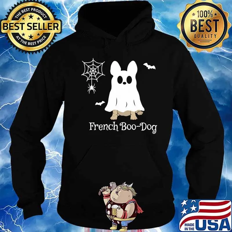 Happy halloween french boo-dog s Hoodie