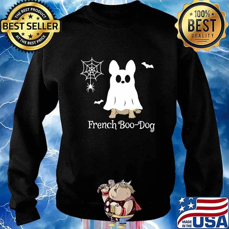 Happy halloween french boo-dog s Sweater