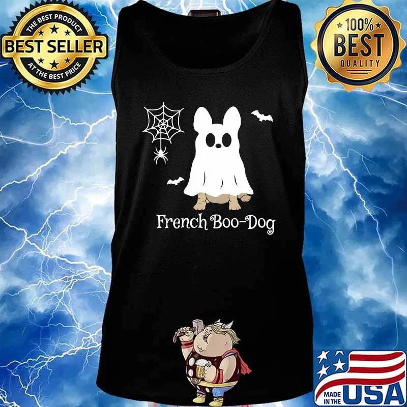 Happy halloween french boo-dog s Tank top